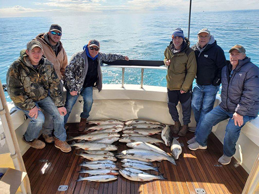 Charter Fishing Winthrop Harbor IL Group Of Fishermen