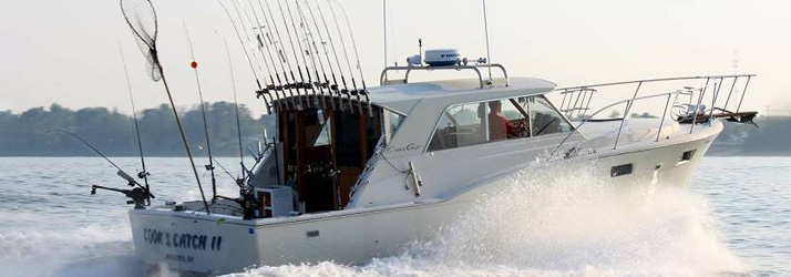 Lake Michigan Fishing Charters Cooks Catch II Boat